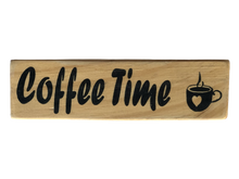 Load image into Gallery viewer, magnet - coffee - rectangle - coffee time - natural
