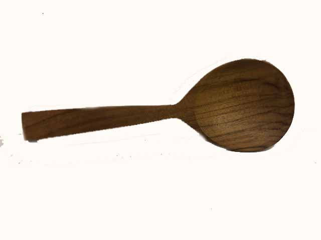 spoon - wide/mixing - teakwood - 23cm