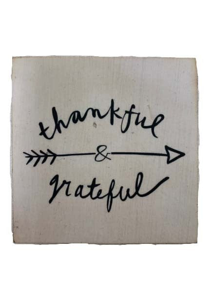 coaster - thankful & grateful