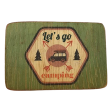 Load image into Gallery viewer, magnet - let&#39;s go camping - 6x9cm
