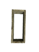 Load image into Gallery viewer, t&amp;p - rect timber shadow box with 2 hanging hooks - med - 21Lx9x6”
