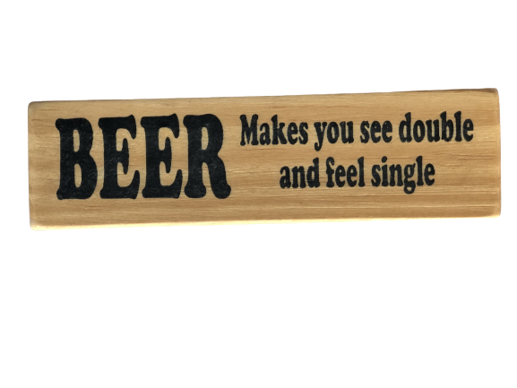 magnet - beer - rectangle - makes you see double