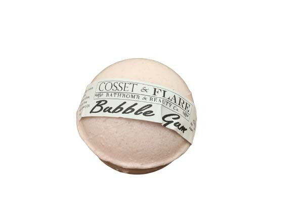 cosset & flare - bath bomb - bubble gum