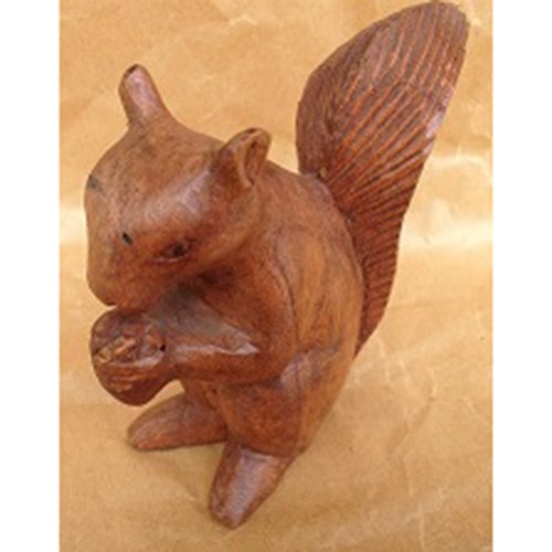squirrel - brown - 10cm - suarwood