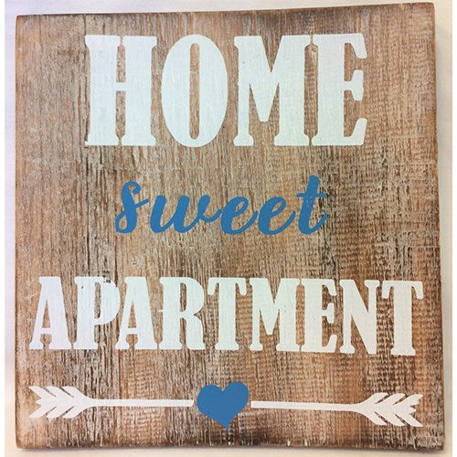 sign - home sweet apartment - 20x20