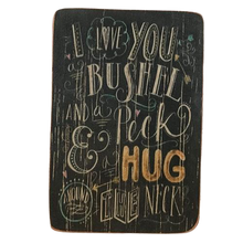 Load image into Gallery viewer, magnet - I love you bushel - 6x9cm
