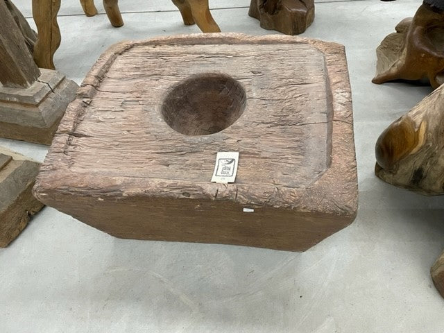 rice pounding table (efa) - 74x61x39cm