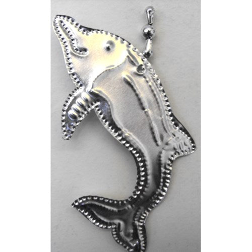 string - tin/bead - 1.5m - dolphin (no mirror)