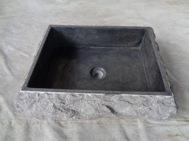 sink - SQUARE - grey stone - 40x50x15cm