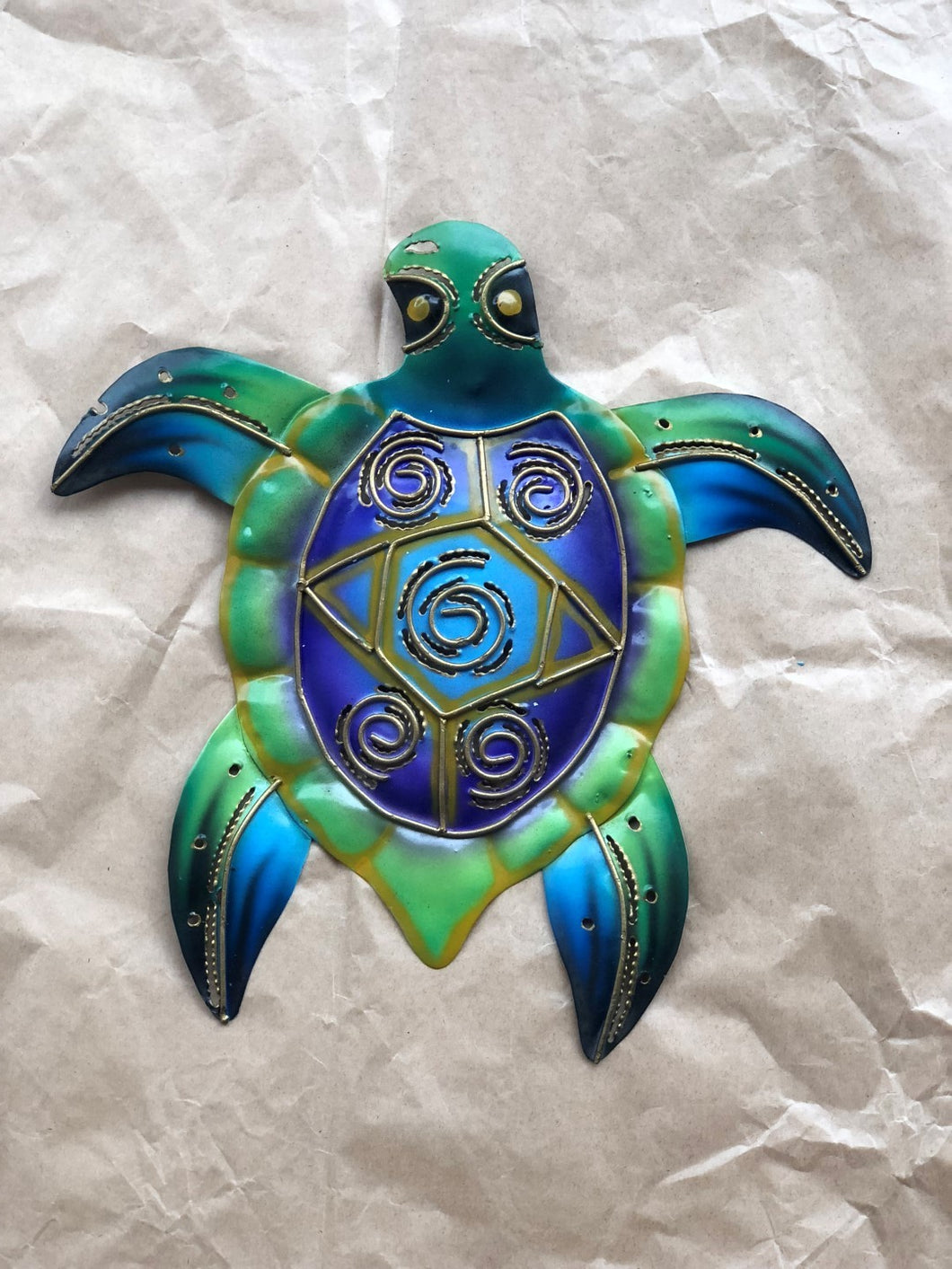 turtle - blue/green - 22cm