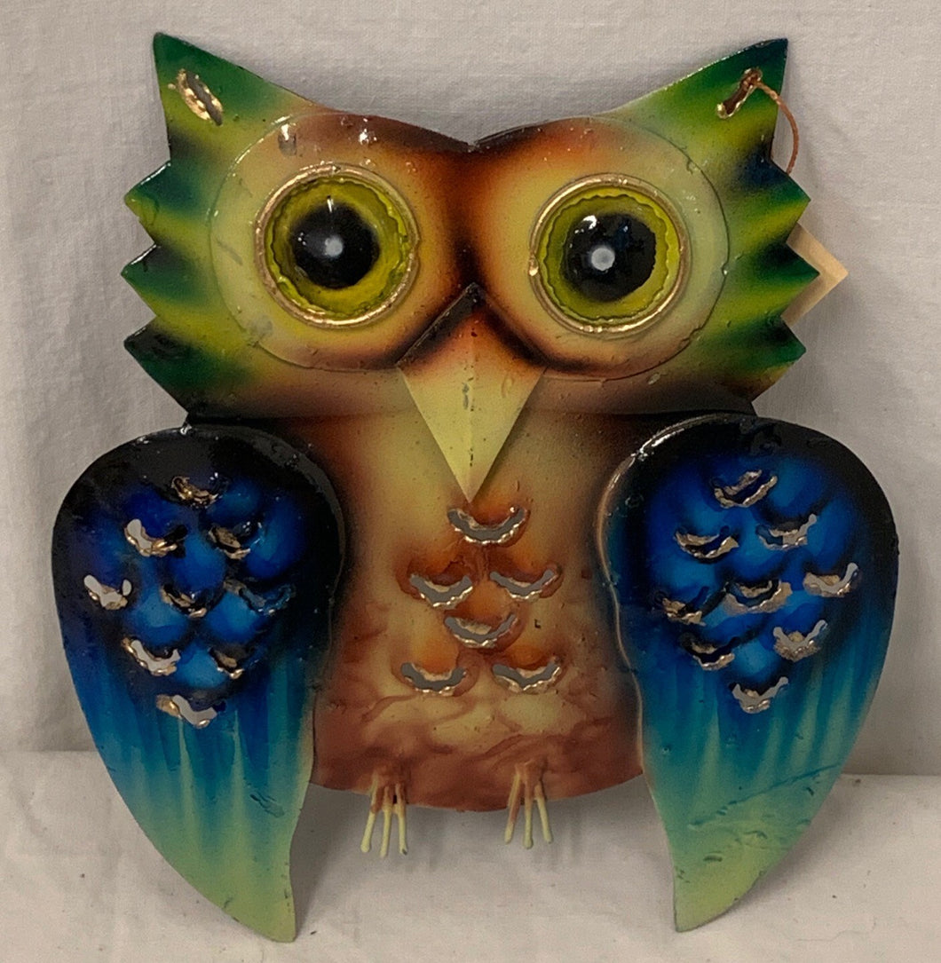 owl - small - iron - 12cm - brown