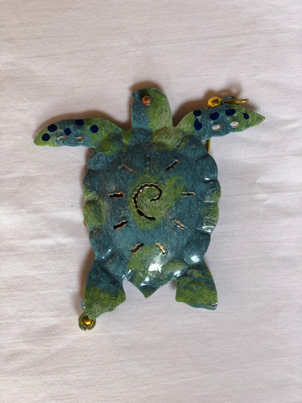 magnet - turtle - blue/green - iron