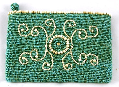 Vintage beaded coin purse sale