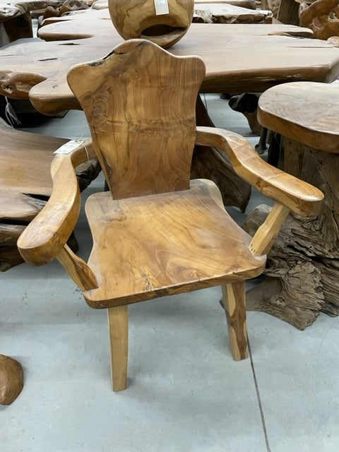 Teak - Dining Chair #7191 - 65cm x 50cm x 90cm