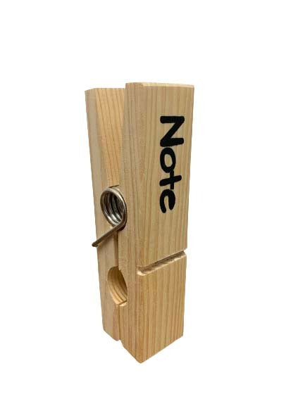 NACH17 - memo peg - NOTE - wood