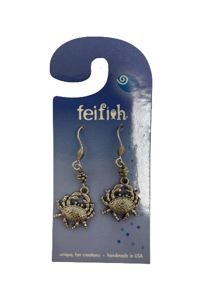 FF - crab earrings