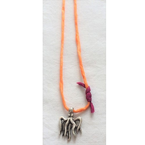 FF - octopus - silk cord necklace
