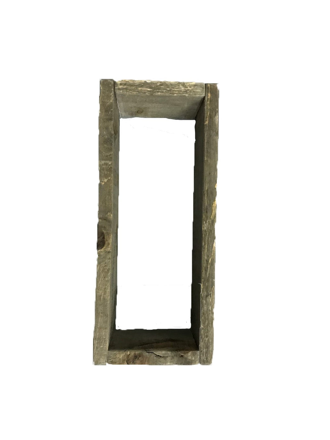 t&p - rect timber shadow box with 2 hanging hooks - med - 21Lx9x6”