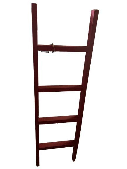 t&p - 4’ ladder with 4 rungs - RED - 4ftx14