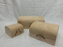 Load image into Gallery viewer, birch wood box - LG(7.5&quot;) - rolling lid - CANADIAN LOCALLY MADE
