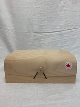 Load image into Gallery viewer, birch wood box - XL (11.5&quot;) - rolling lid - CANADIAN MADE
