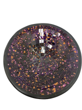 Load image into Gallery viewer, bowl - mosaic - medium - purple - 30cm - glass bowl
