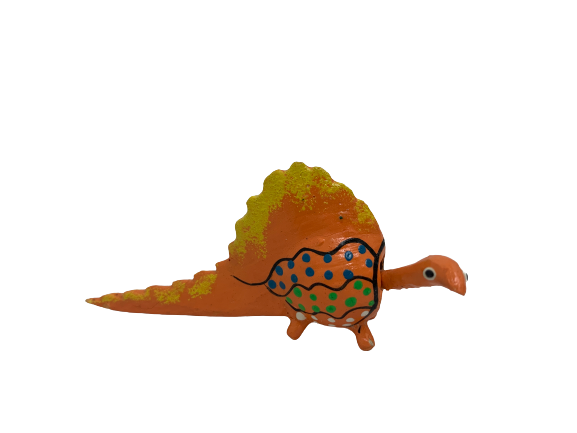 dinosaur - orange - bobbing head