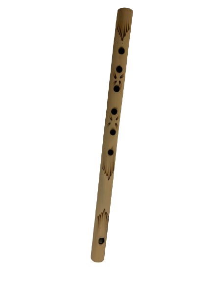 flute - suling - natural bamboo - 34cm