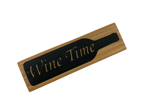 magnet - wine - rectangle - wine time