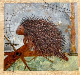lee horner - greeting card - porcupine - local artisan