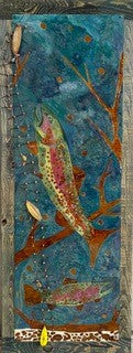 lee horner - greeting card - trout - local artisan
